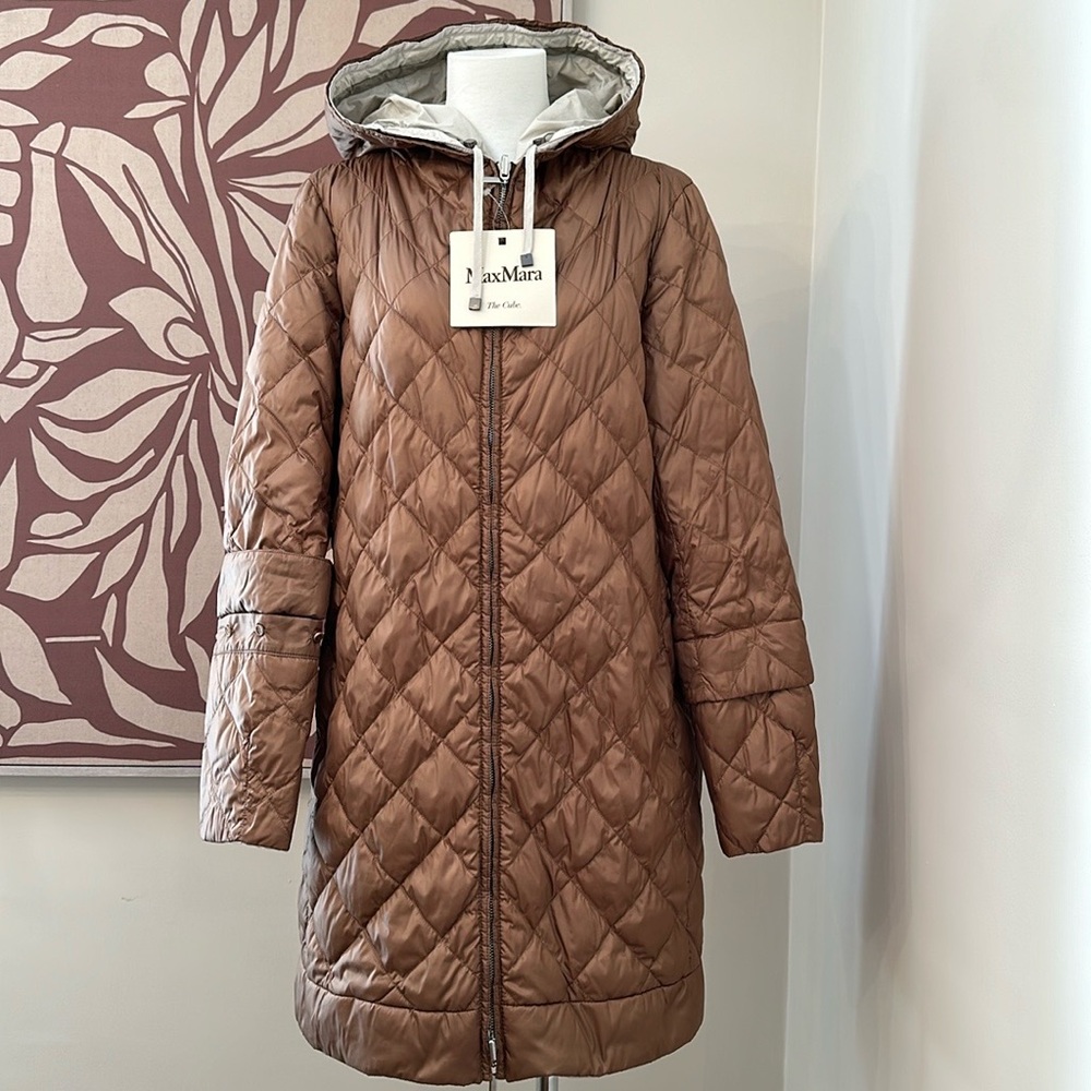 MaxMara Enovel Quilted Nylon Down Jacket The Cube NWT